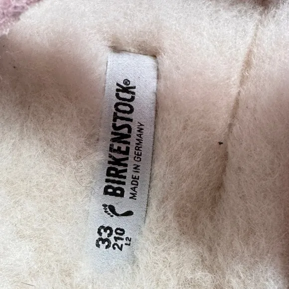 Birkenstock fleece lined sandals