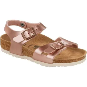 Birkenstock Rio 1012520-200 Kids EU 26 (US 8.5T) Metallic Copper Sandals ZPO1124