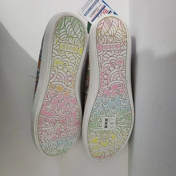 BOBS For Dogs By Skechers Shoes Womans Size 11 SN 114097 Nwt Colorful  Sneakers