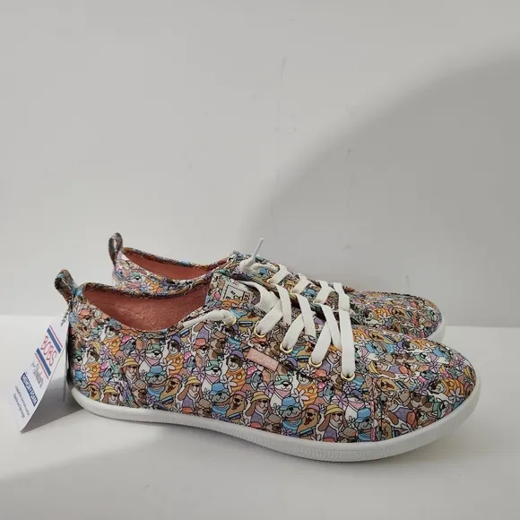 BOBS For Dogs By Skechers Shoes Womans Size 11 SN 114097 Nwt Colorful  Sneakers