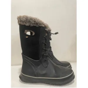 Bogs Arcata Camo Fur Lined Winter Snow Boots Youth 5 Women 7 Waterproof