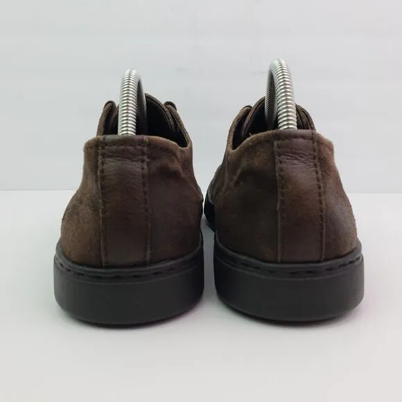 Born Bayne Mens Size 9 Brown Suede Lace Up Casual Low Sneaker Shoes H38623
