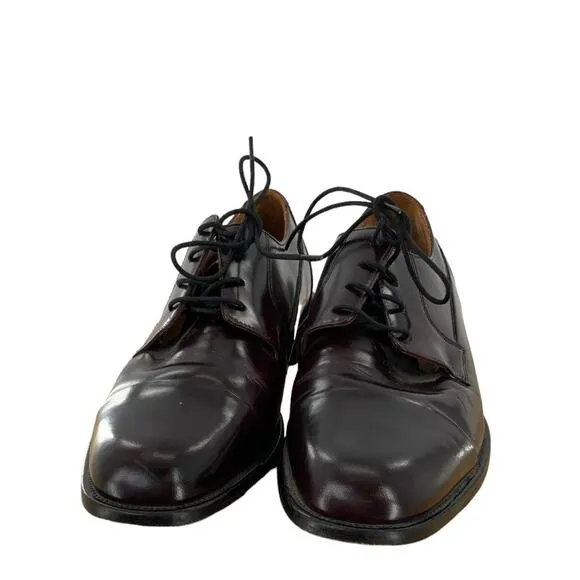 Bostonian First Flex Oxford Dress Shoes Men's Size 10M Lace Up Dark Brown