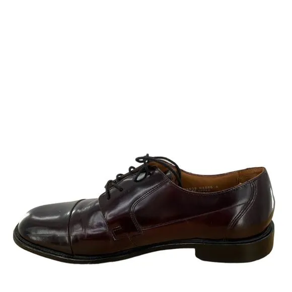 Bostonian First Flex Oxford Dress Shoes Men's Size 10M Lace Up Dark Brown