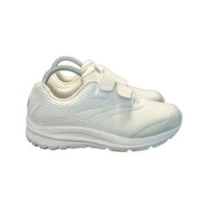 Brooks Addiction Walker V-Strap 2 Sneakers Walking Shoes White Size 8 Extra Wide