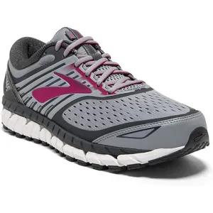 Brooks Ariel 18 Running Shoes Sneakers Lace Up Mesh Athletic Gray Pink 7