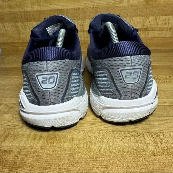 Brooks Beast 20 Men’s Size 10.5b Medium Gray And Blue Shoes Sneakers Walking