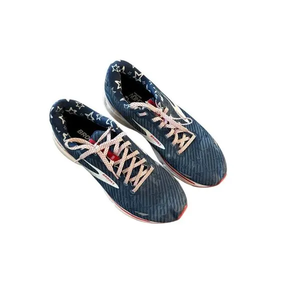 Brooks Ghost 15 Womens Titan White Peacoat USA Athletic Running Shoes Size 9.5