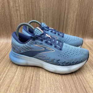 Brooks Glycerin 20 Womens Running Shoes Blissful Blue  Peach Sneakers Size 9 B
