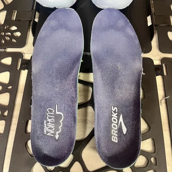 Brooks Glycerin GTS 20 light Blue Nightlife Shoes Womens 9 Gym Running Walking