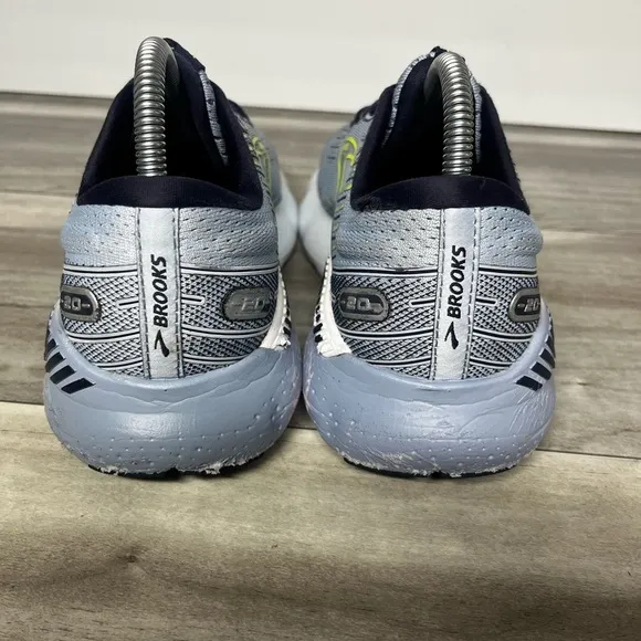 Brooks Glycerin GTS 20 light Blue Nightlife Shoes Womens 9 Gym Running Walking