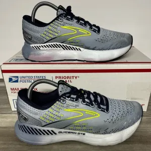 Brooks Glycerin GTS 20 light Blue Nightlife Shoes Womens 9 Gym Running Walking