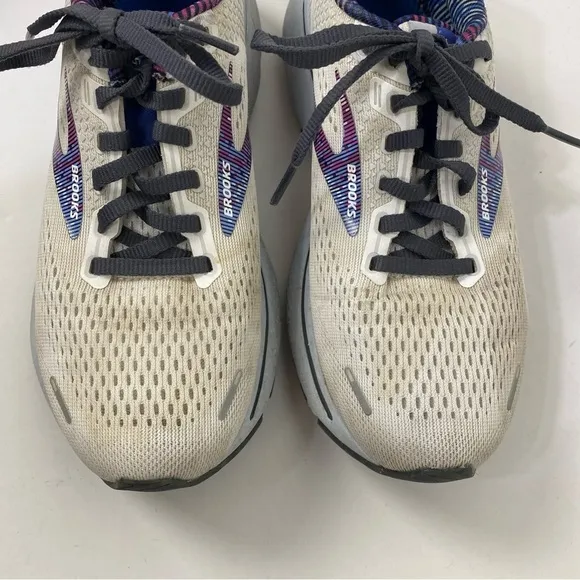Brooks purple &amp; white Ghost 14 athletic sneakers shoes running
