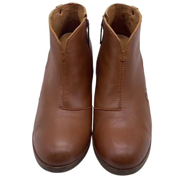 Bussola Womens Shoes Reikiavik Roxane Boots 7 Brown Leather Embroidered Casual