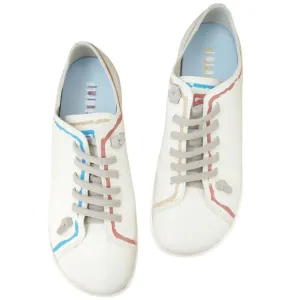 CAMPER Peu Twins leather slip on low top sneakers casual shoes white multi 41 10