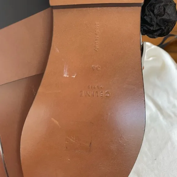 Celine leather sandals