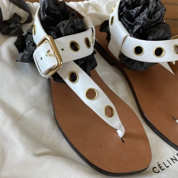 Celine leather sandals