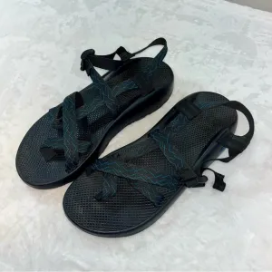 Chaco Mens Sandal Z2 Classic, With Toe Loop, Size 13 Stepped Black Blue J105801