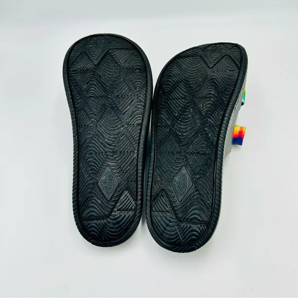Chaco sandals Chillos slide sandals Tie dye rainbow sandals black women size 11