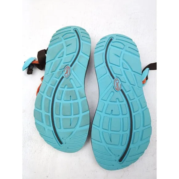 Chaco Z/2 Sandals Womens Size 8 Orange Multicolor