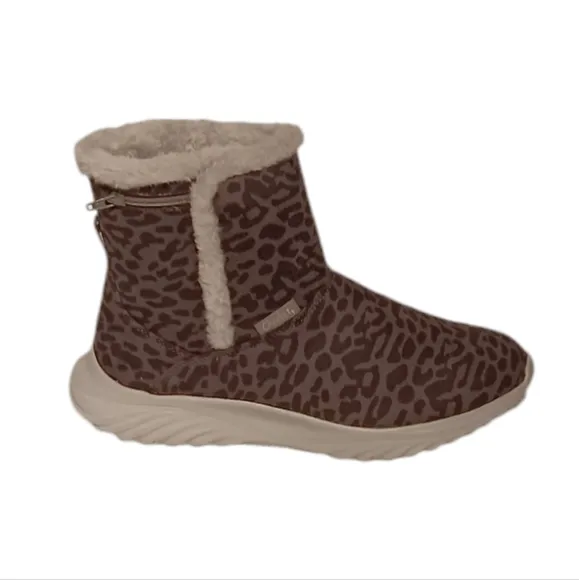 Cheeks Fit Body Grey Cheetah Whimsigoth Fashion Boots By Tony Little Size 9