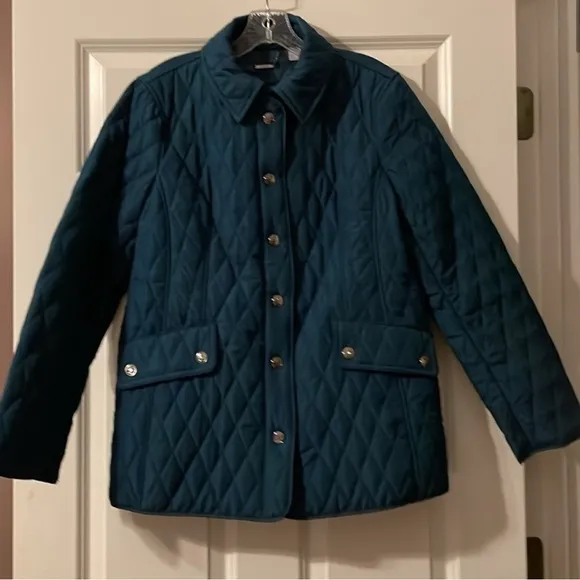 Chico’s Quilted Mid-Length Jacket