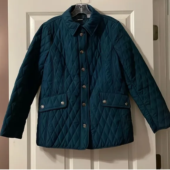 Chico’s Quilted Mid-Length Jacket