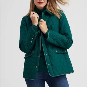 Chico’s Quilted Mid-Length Jacket