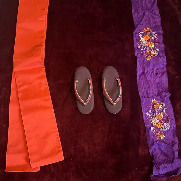 Children’s Authentic Kimono Dress Set with shoes