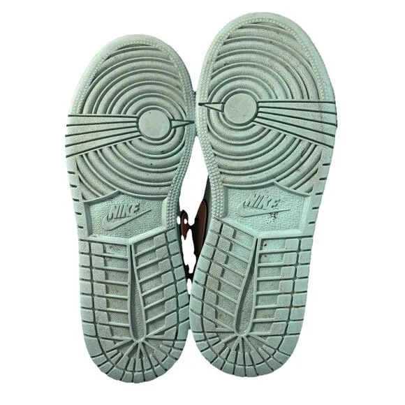 Children's Jordan 1 Low SE Tropical Twist Teal Black Shoes Size 4.5Y