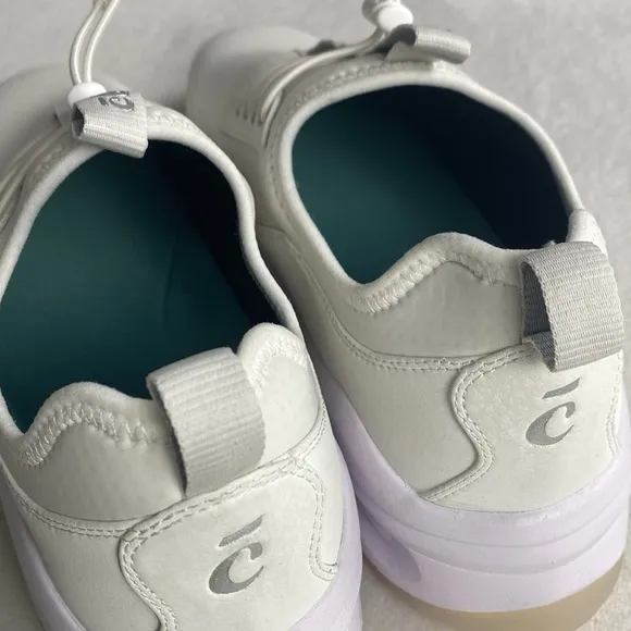 Clove The Classic Core Clarino Vegan Leather No Tie Sneakers (Brilliant White)