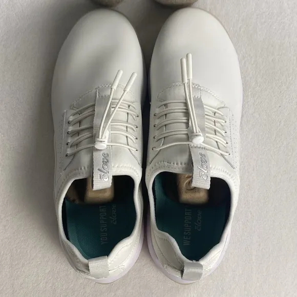 Clove The Classic Core Clarino Vegan Leather No Tie Sneakers (Brilliant White)