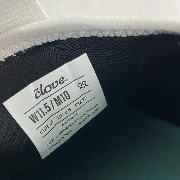 Clove The Classic Core Clarino Vegan Leather No Tie Sneakers (Brilliant White)