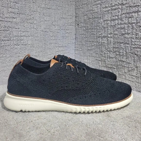 Cole Haan 2 Zerogrand Mens Size 11M Black Stitchlite Lace Up Casual Shoes C27568