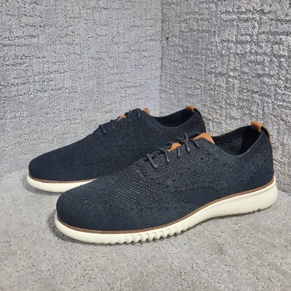 Cole Haan 2 Zerogrand Mens Size 11M Black Stitchlite Lace Up Casual Shoes C27568