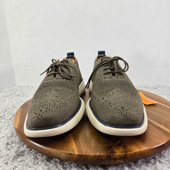 Cole Haan 2.ZeroGrand Brown Stitchlite Wingtip Casual Oxford Shoes Mens 8.5 M