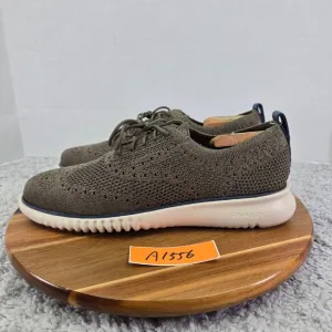 Cole Haan 2.ZeroGrand Brown Stitchlite Wingtip Casual Oxford Shoes Mens 8.5 M
