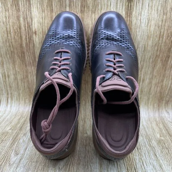 Cole Haan‎ 2.Zerogrand Men's Size 11 M Laser Lined Brown Dress Shoes C25530