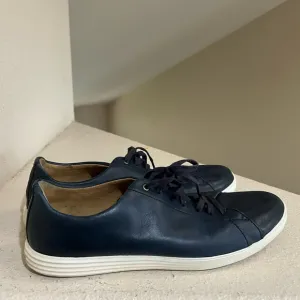 Cole Haan Grand OS Crosscourt II Shoes Mens Size 12M Navy Blue Leather