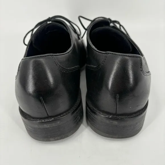 Cole Haan Grand.OS Lenox Hill Black Leather Oxford Dress Shoes Men's Size 10