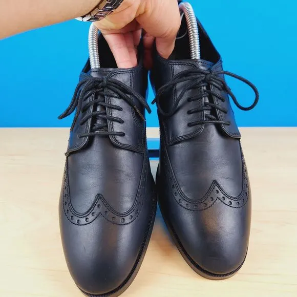 Cole Haan Jay Grand Wing Mens size 8.5‎ Black wingtip Oxford Dress Shoes C23774