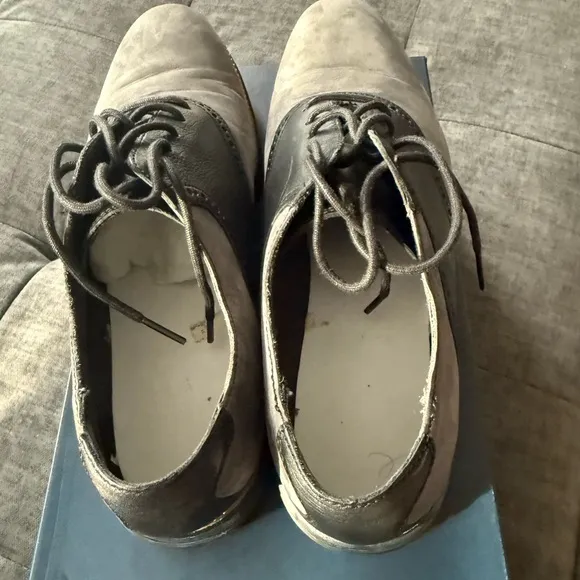 Cole haan Men's Gray &amp; Black Dress Shoes sz 11