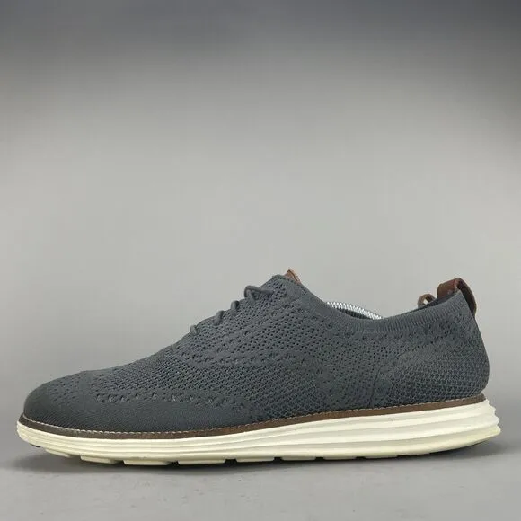 Cole Haan OriginalGrand Men 11M Casual Wingtip Oxford Dress Shoe Stitchlite Gray