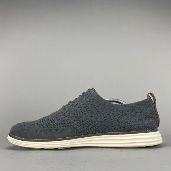 Cole Haan OriginalGrand Men 11M Casual Wingtip Oxford Dress Shoe Stitchlite Gray
