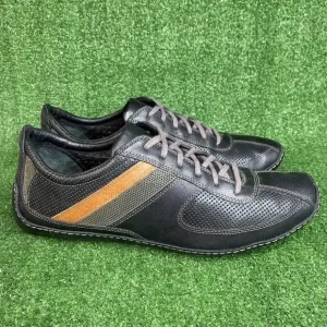 Cole Haan Sneakers Black Leather Shoes Mens Size 13 Driving Casual New W/ Defect
