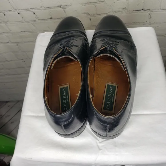 Cole Haan USA Black Leather‎ Lace Oxford Dress Shoes 8000 Men's Size 10D