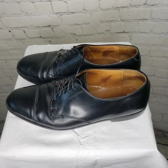 Cole Haan USA Black Leather‎ Lace Oxford Dress Shoes 8000 Men's Size 10D