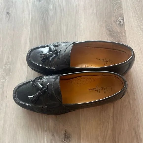 Cole Hahn 9.5 Black Leather Men's Dress Shoes