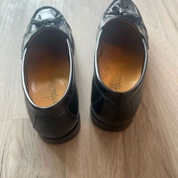 Cole Hahn 9.5 Black Leather Men's Dress Shoes