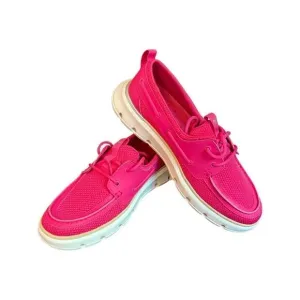 Cole Haan Zerogrand Regatta Boat Shoes- Pink/Gray/White- Various Sizes- NIB